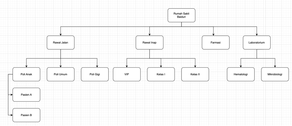 basis data model hirarki